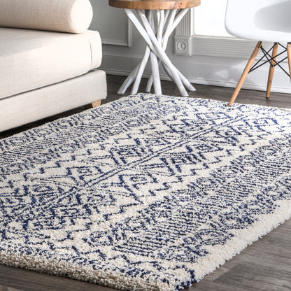 Nuloom Hurley Tribal Nhu2654C Navy Area Rug