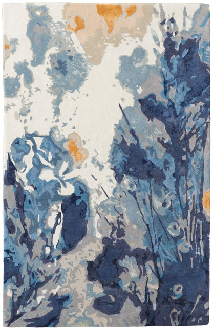 Feizy Dafney 8871F Blue Area Rug