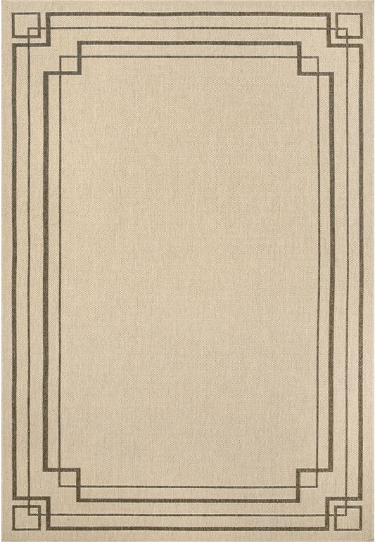 Nuloom Katalina Simple Border Nka2874A Beige Area Rug