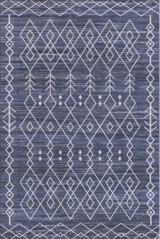 AreaRugs.com Wavaj Nwa1010A Navy Area Rug