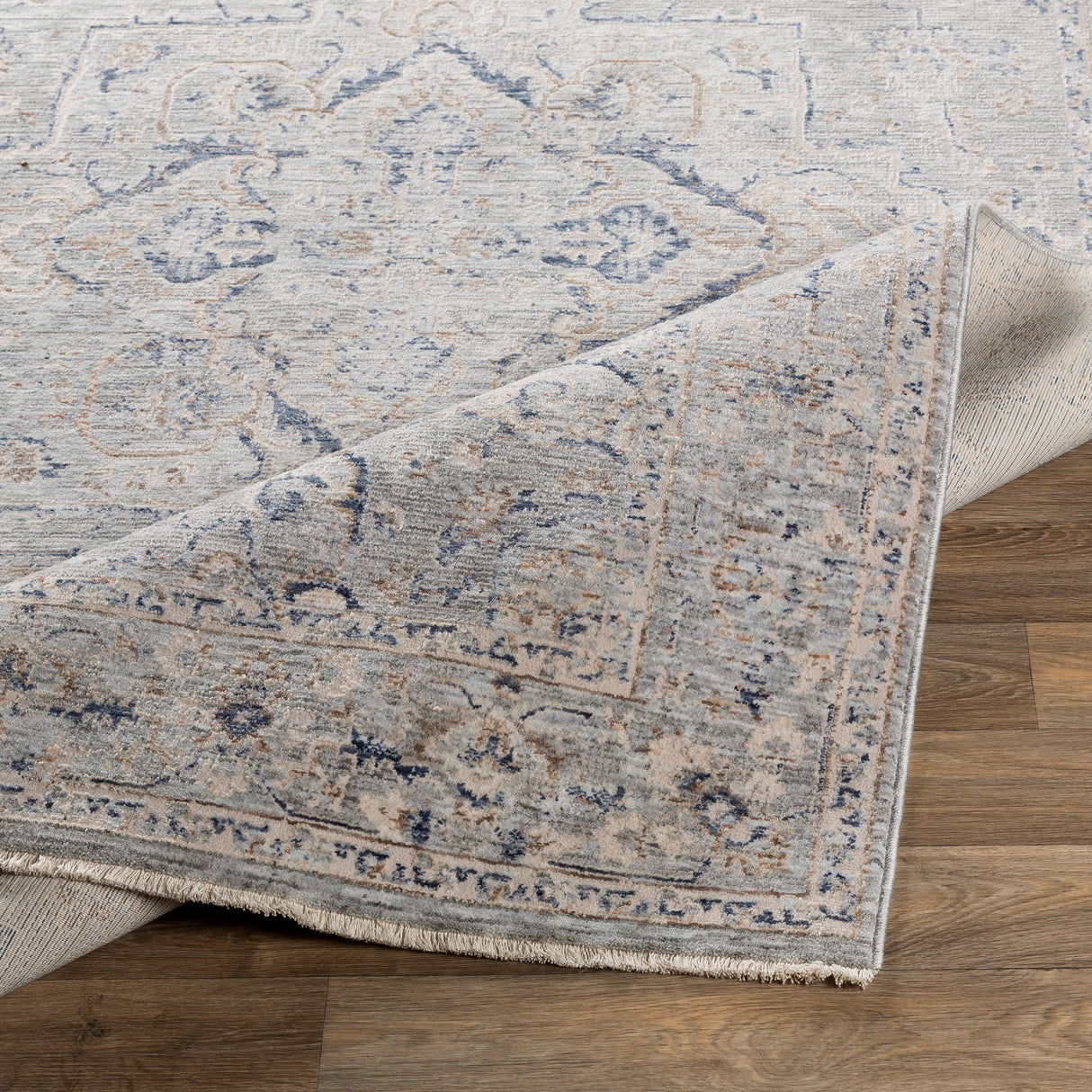 Surya Palazzo Pzl-2300 Taupe, Camel, Pale Blue, Denim Rugs.