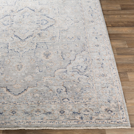 Surya Palazzo Pzl-2300 Taupe, Camel, Pale Blue, Denim Rugs.