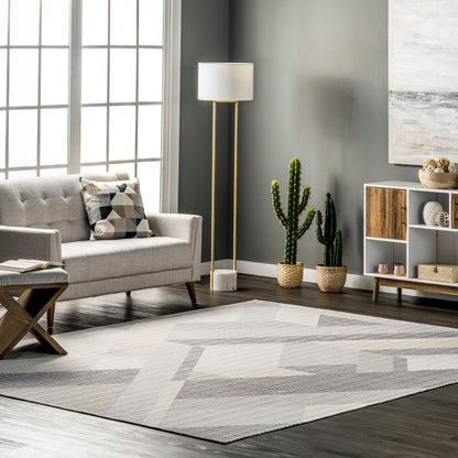 AreaRugs.com Wavaj Nwa1033A Beige Area Rug