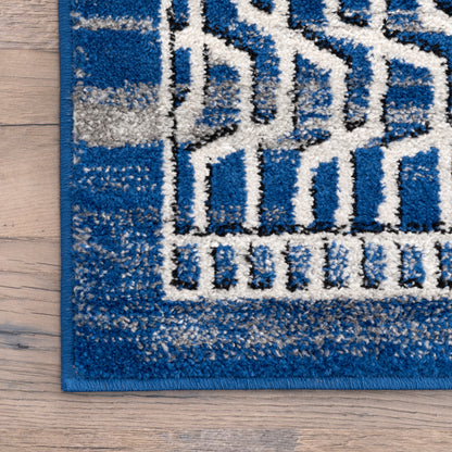 Nuloom Joannie Patterned Njo3117B Blue Area Rug