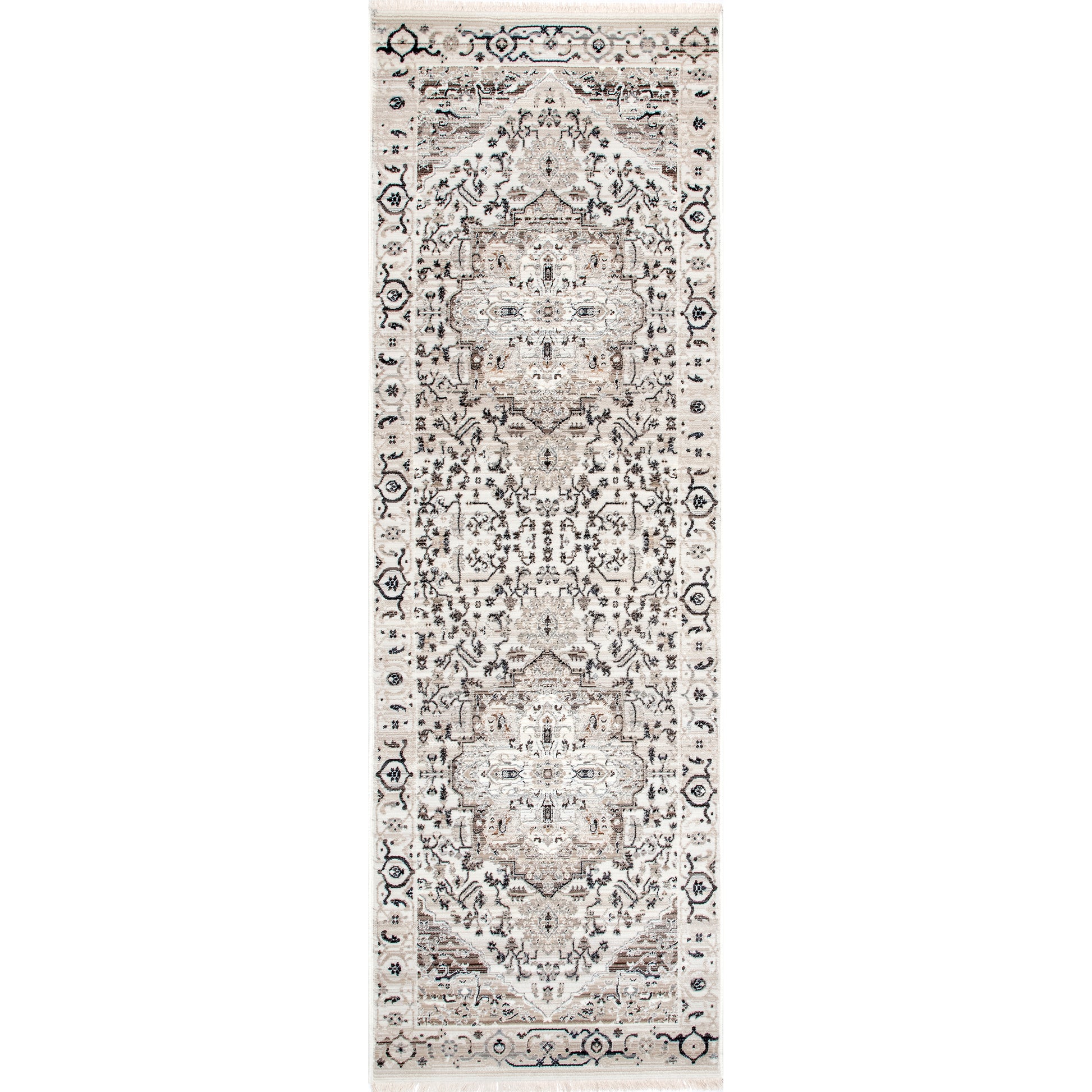 Nuloom Oliveira Floral Nol1523A Beige Area Rug