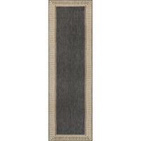 Nuloom Asha Simple Border Nas1767A Dark Gray Area Rug