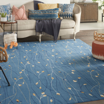 Nourison Grafix Grf15 Light Blue Area Rug