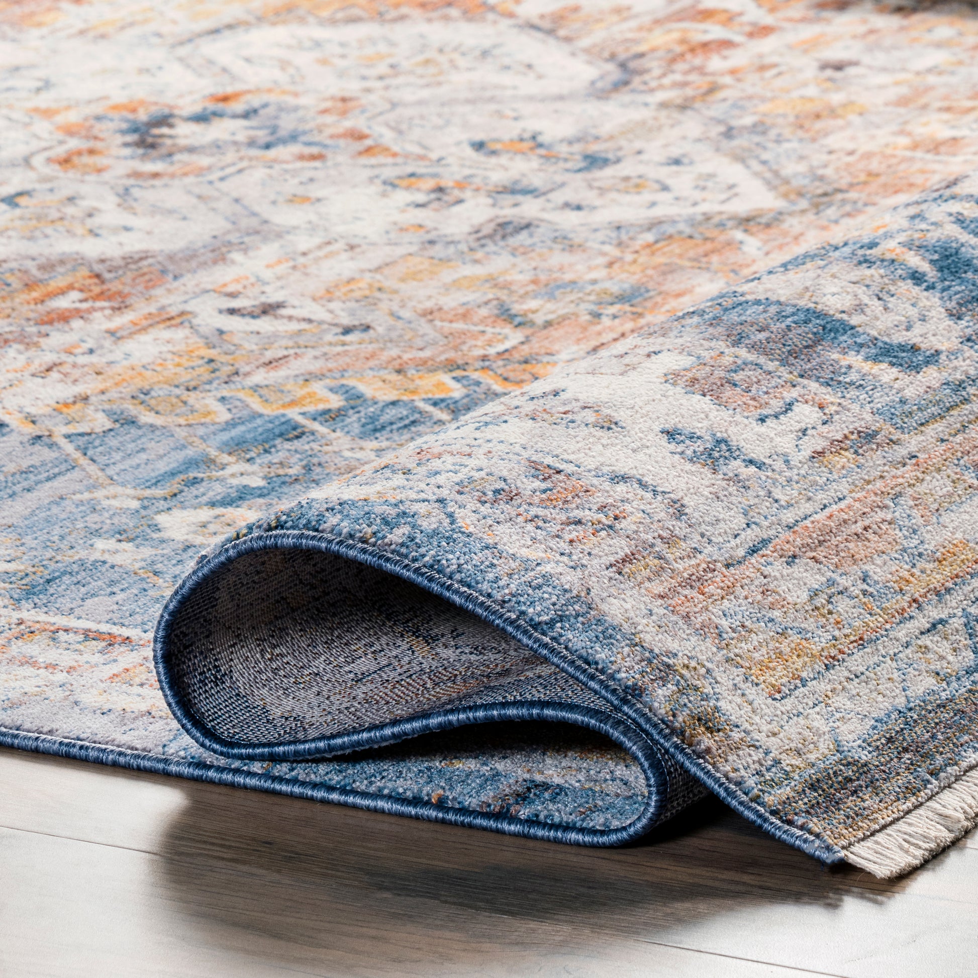 Nuloom Addison Transitional Nad2141A Blue Area Rug