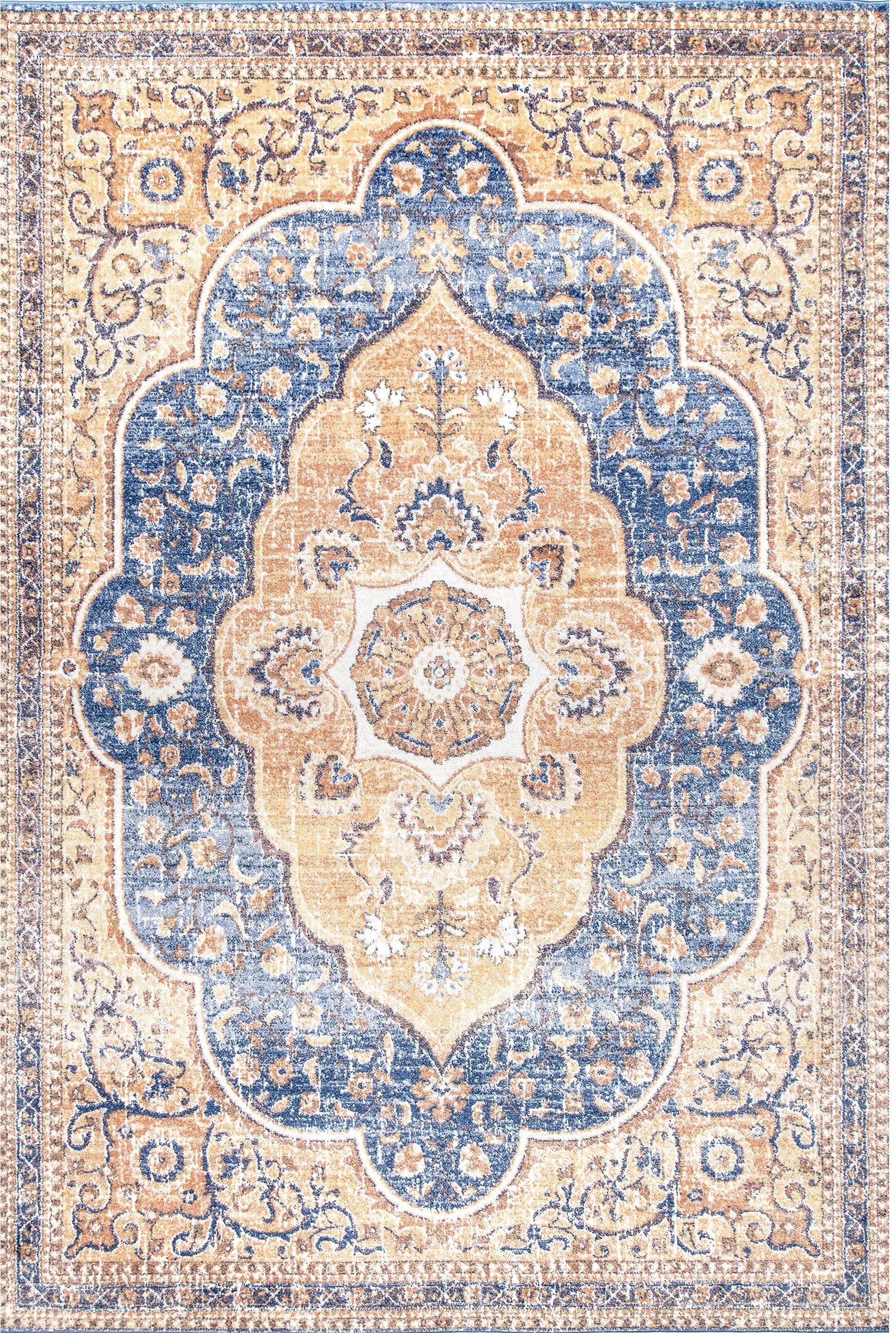 Nuloom Vintage Oriental Orion Nvi3089A Orange Area Rug