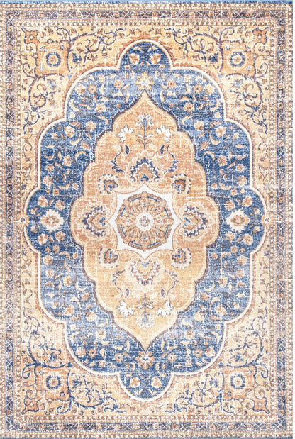 Nuloom Vintage Oriental Orion Nvi3089A Orange Area Rug