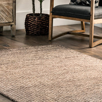 Nuloom Meredith Checkered Nme3317A Brown Area Rug