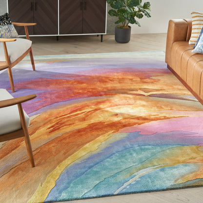 Nourison Prismatic Prs25 Multicolor Area Rug