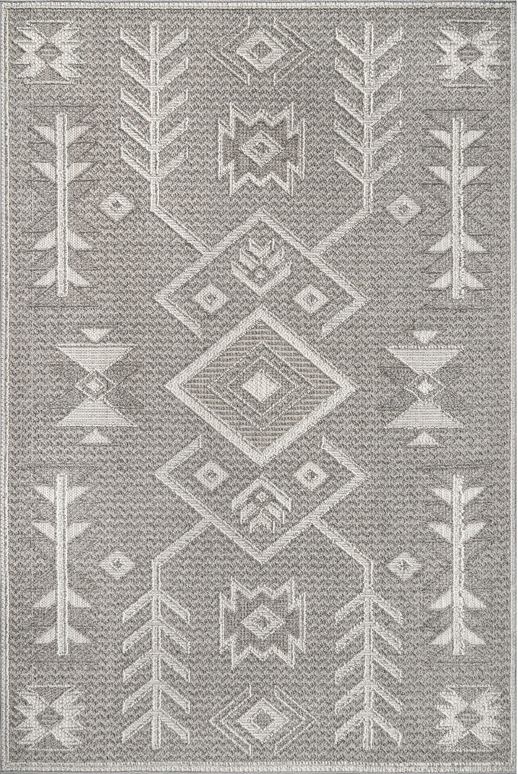 Nuloom Theresa Southwestern Nth2910B Gray Area Rug