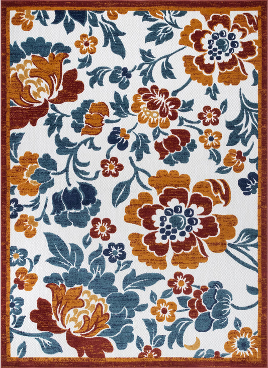 Nuloom London Floral Nlo2636A Rust Area Rug