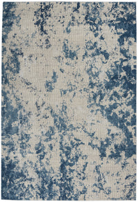 Nourison Rustic Textures Rus16 Grey/Blue Area Rug