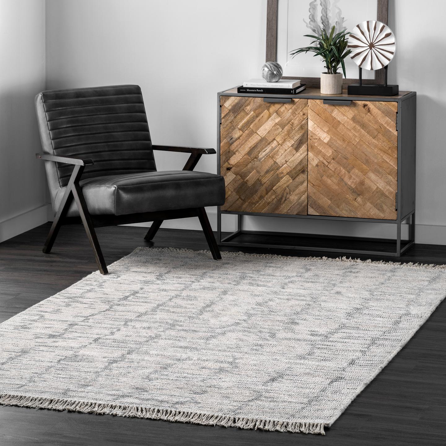 Nuloom Melrose Nme3483A Gray Area Rug