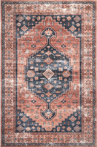 AreaRugs.com Wavaj Nwa1080A Rust Area Rug