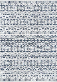 Nuloom Tina Textured Banded Nti3546A Blue Area Rug