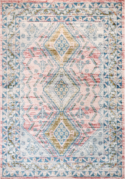 Nuloom Louise Tribal Nlo3112A Light Pink Area Rug