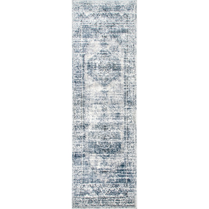 Nuloom Jayla Barbed Iris Nja2355A Blue Area Rug