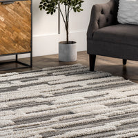 Nuloom Kaira Textured Nka3005A Gray Area Rug