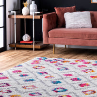 Nuloom Tatyana Moroccan Trellis Nta3015A Pink Area Rug