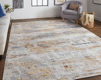 Feizy Laina 39G5F Beige/Blue Area Rug