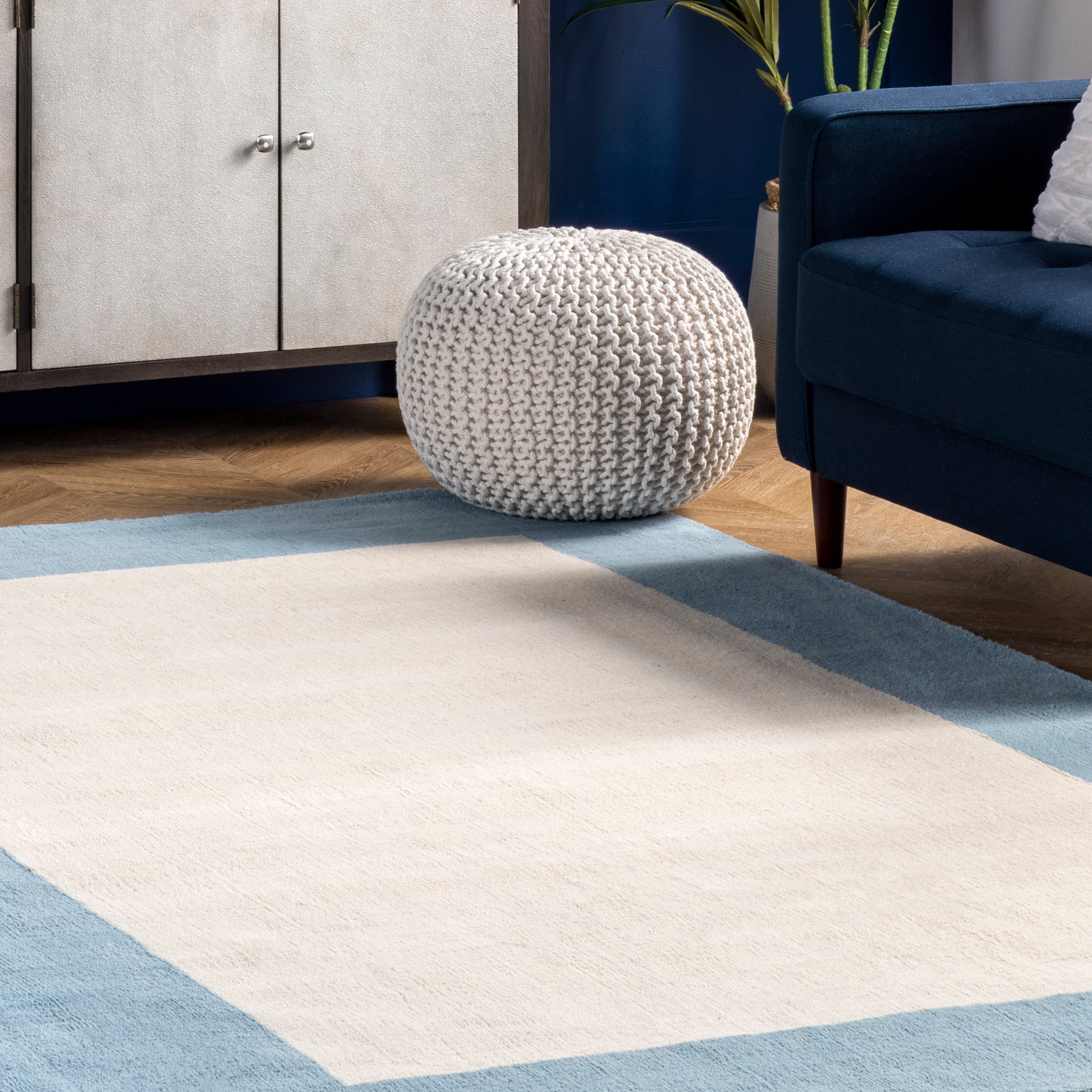 Nuloom Paine Npa3267A Baby Blue Area Rug