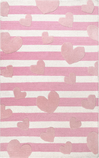 Nuloom Hearts Cochran Nhe2701A Pink Area Rug