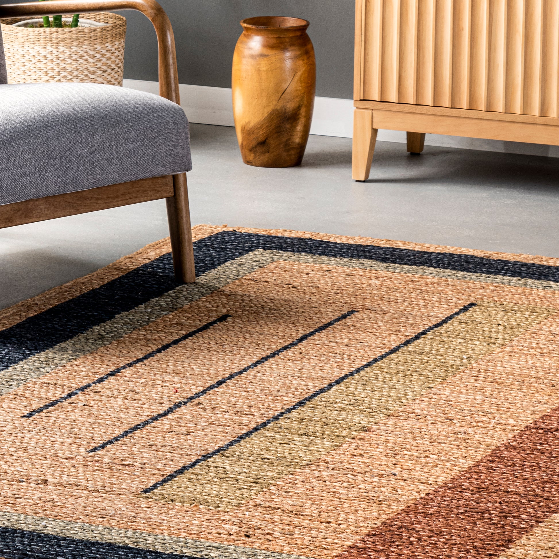 Nuloom Elouise Bordered Nel3435A Multi Area Rug