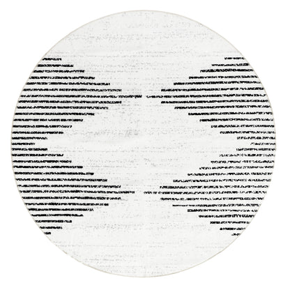 AreaRugs.com Wavaj Nwa1049A White Area Rug