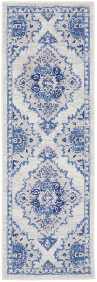 Nourison Whimsicle Whs14 Ivory Blue Area Rug