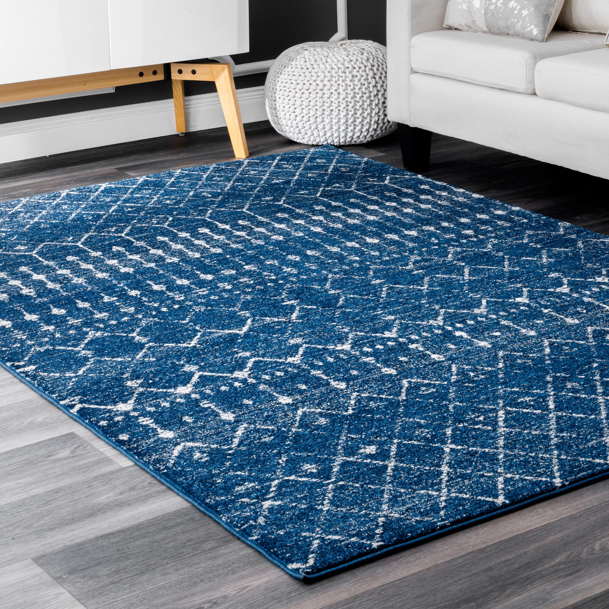 Nuloom Moroccan Blythe Nmo3123C Blue Area Rug