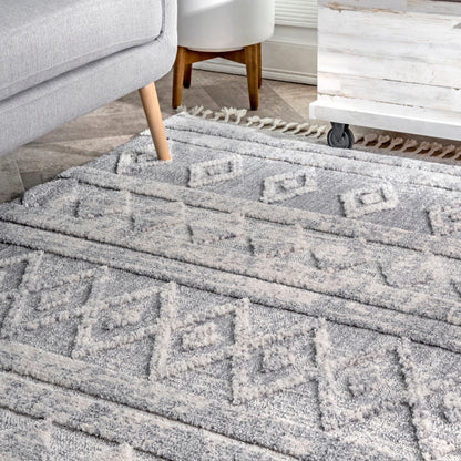 Nuloom Diamond Devonte Ndi2325A Gray Area Rug