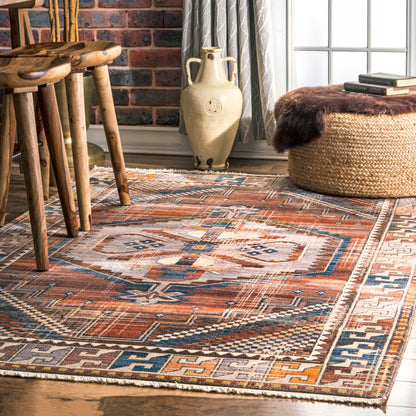 Nuloom Vintage Deborah Nvi2122A Rust Area Rug