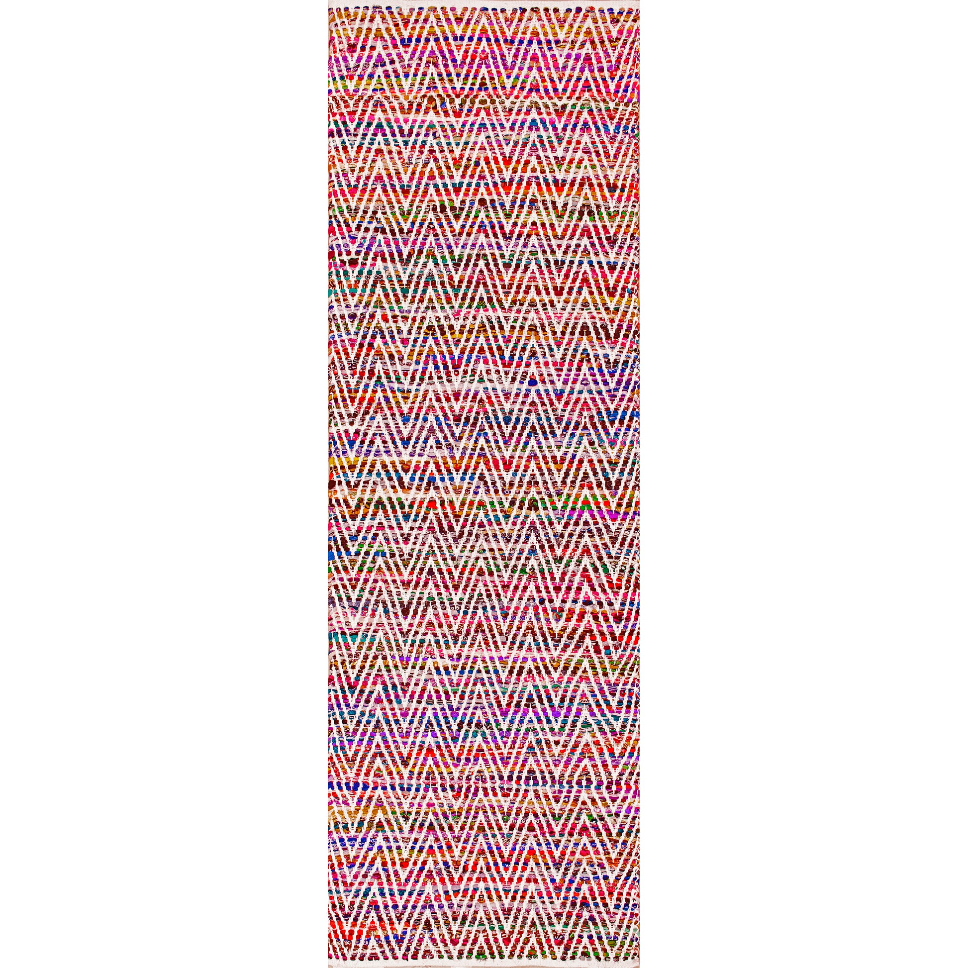 Nuloom Chevron Rochell Nch3599D Magenta Area Rug