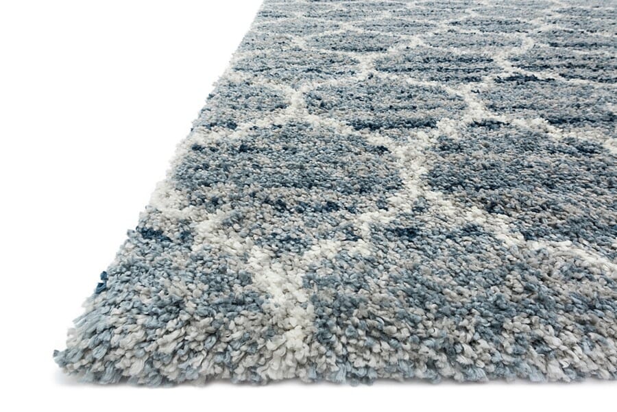 Loloi Quincy Qc-03 Spa / Pebble Shag Area Rug