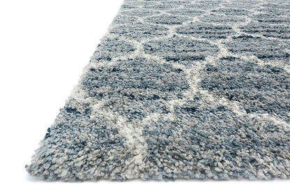 Loloi Quincy Qc-03 Spa / Pebble Shag Area Rug