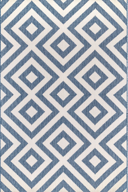 Nuloom Shane Celtic Trellis Nsh2868B Blue Area Rug