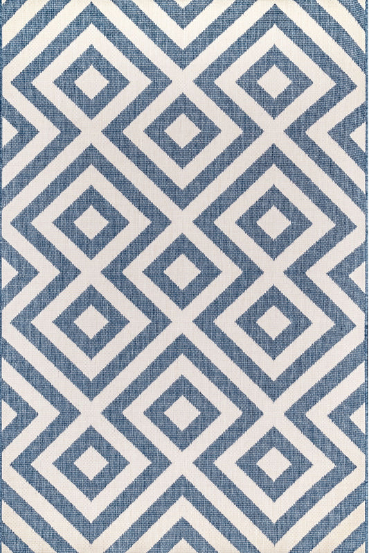 Nuloom Shane Celtic Trellis Nsh2868B Blue Area Rug