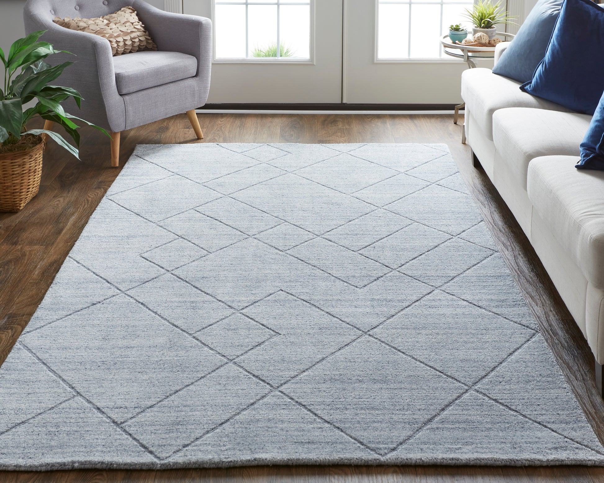 Feizy Redford 8848F Beige/Gray Area Rug