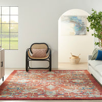 Nourison Parisa Psa02 Brick Area Rug