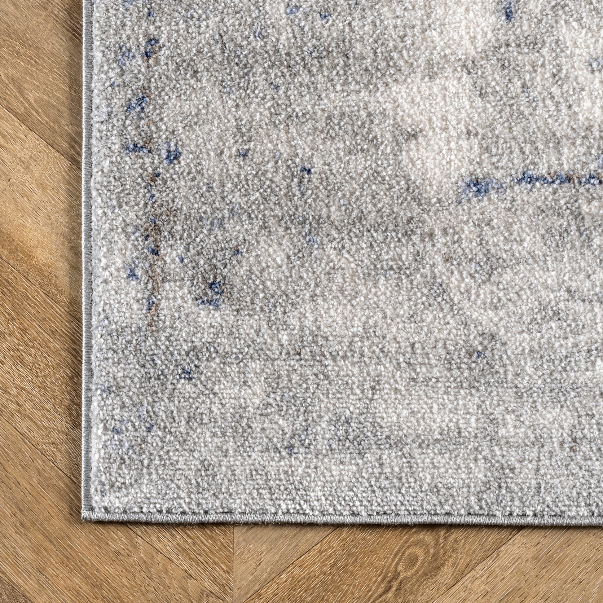 Nuloom Georgie Grid Nge3096A Light Gray Area Rug