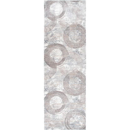 Nuloom Austin Circles Nau1454A Gray Area Rug