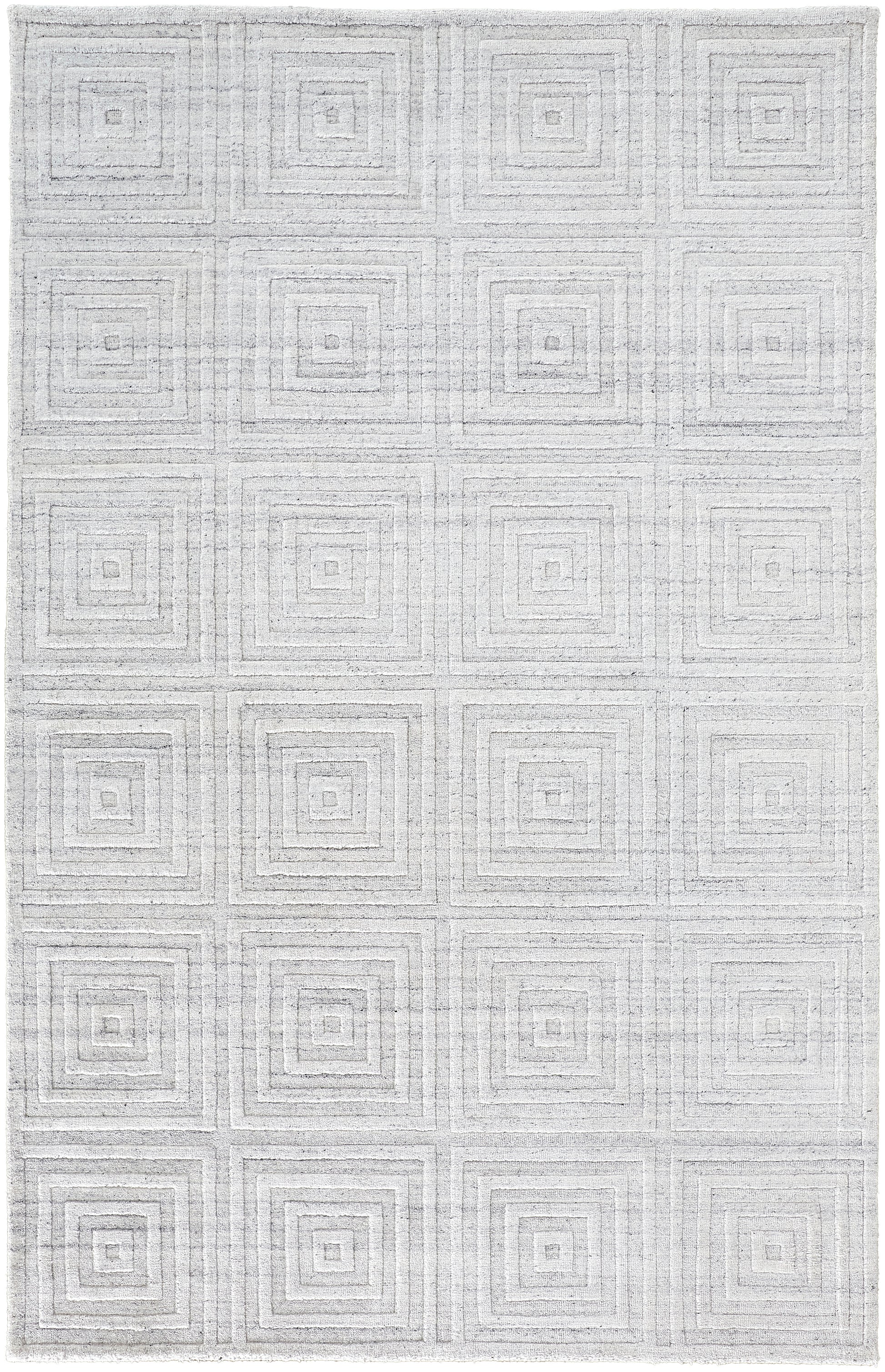 Feizy Redford 8670F White/Silver Area Rug