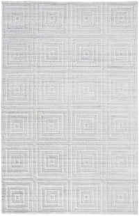 Feizy Redford 8670F White/Silver Area Rug