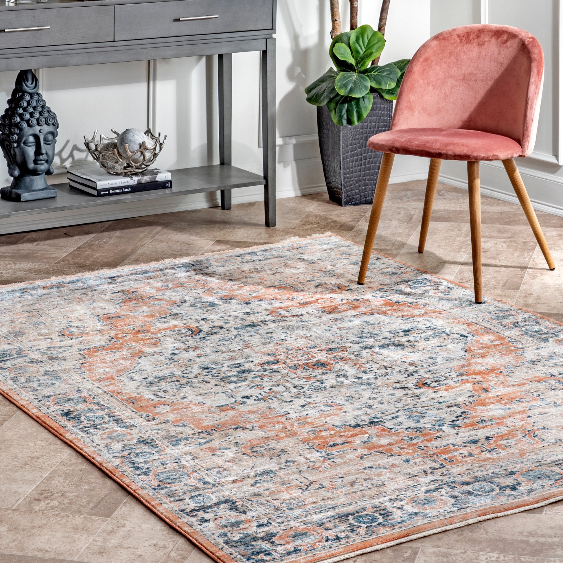 Nuloom Piper Snowflakes Npi2377A Beige Area Rug