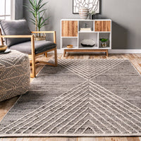 Nuloom Mikaela And Nmi1932A Gray Area Rug