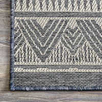 Nuloom Maia Tribal Nma2844A Gray Area Rug