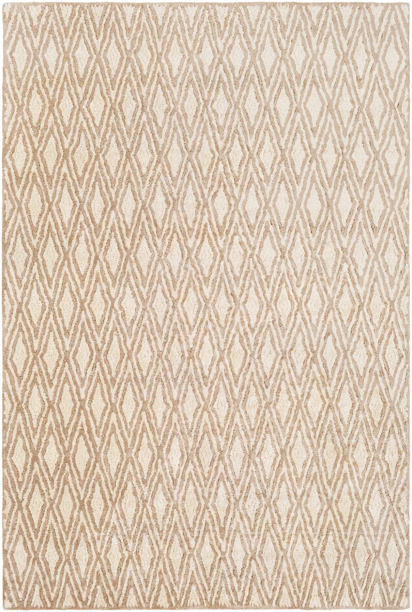 Surya Quartz Qtz-5013 Camel, Cream Geometric Area Rug